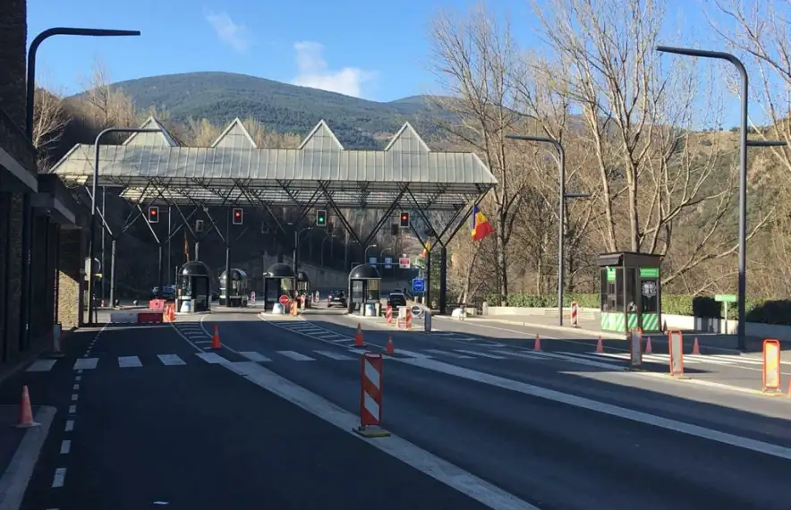 La frontera hispanoandorrana.