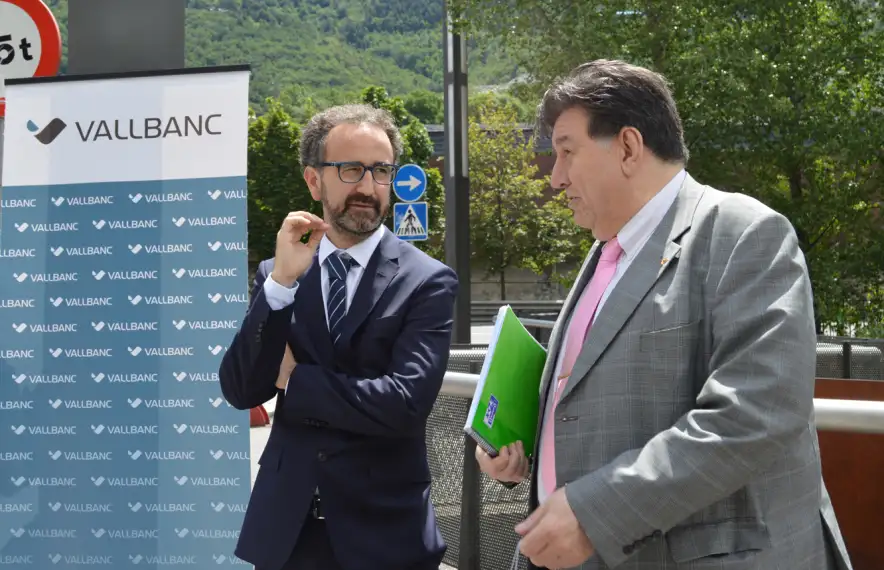 Un moment de la presentació de l'acció, aquest matí.