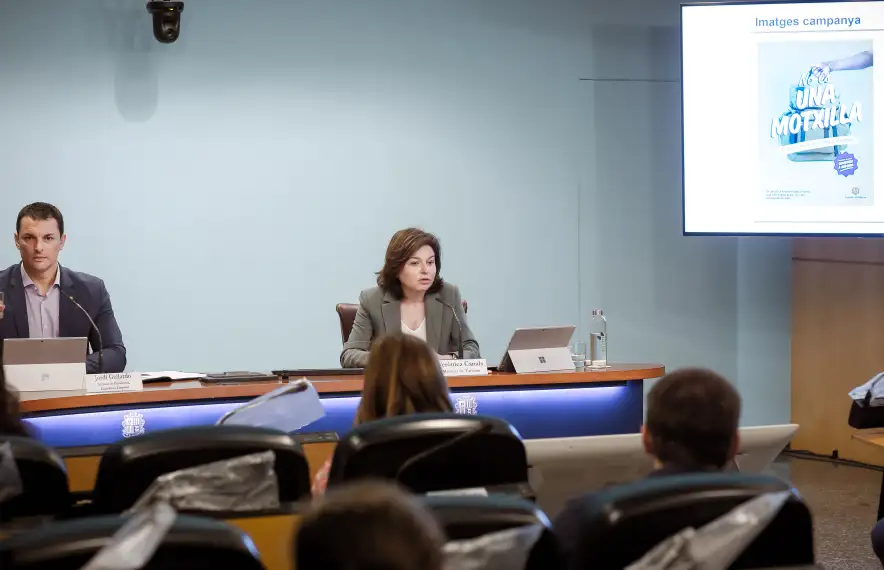 Un moment de la presentació de la campanya per fomentar el consum intern.