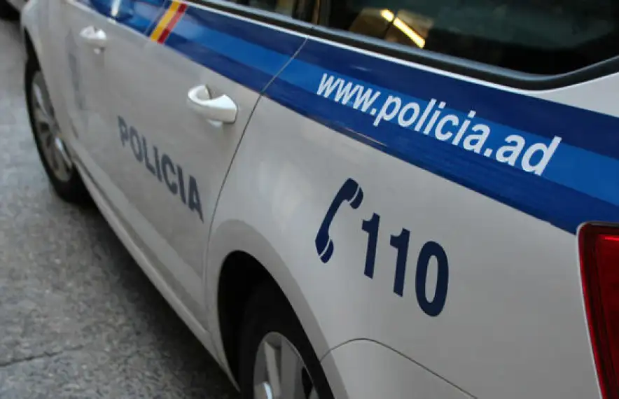 Un vehicle policial.