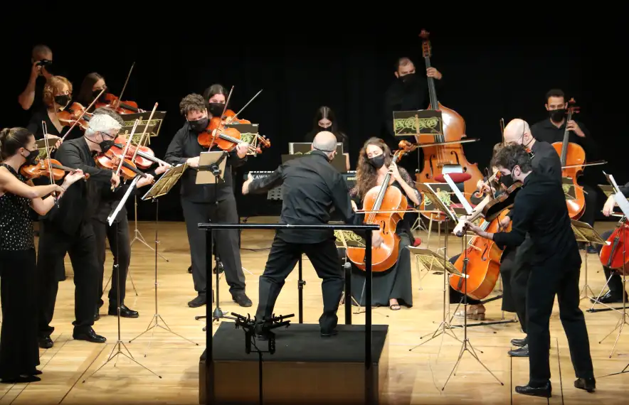 Un instant del concert de Meritxell.