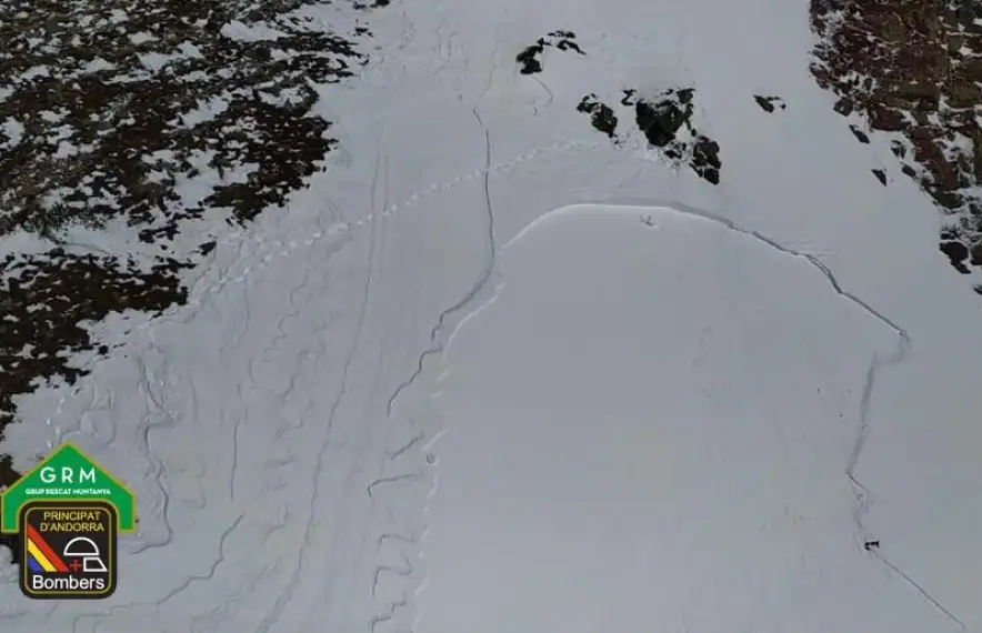 La zona on s'ha produït l'incident, aquest migdia.