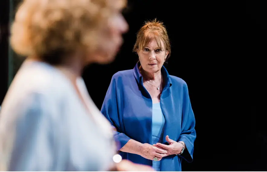 L'actriu catalana, durant la representació.