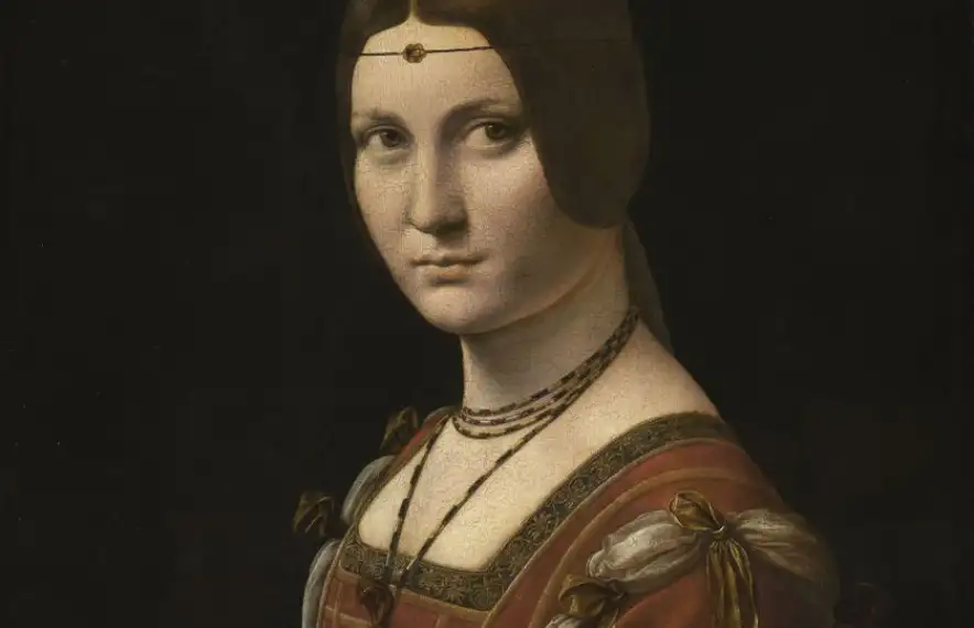 ‘La Belle Ferronière’, de Leonardo.