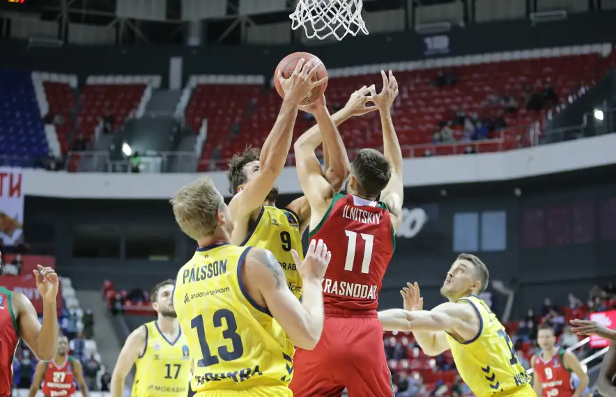 El BC MoraBanc, molt desencertat en atac, va perdre ahir a la difícil pista del Lokomotiv Kuban Krasnodar. Foto: Lokomotiv