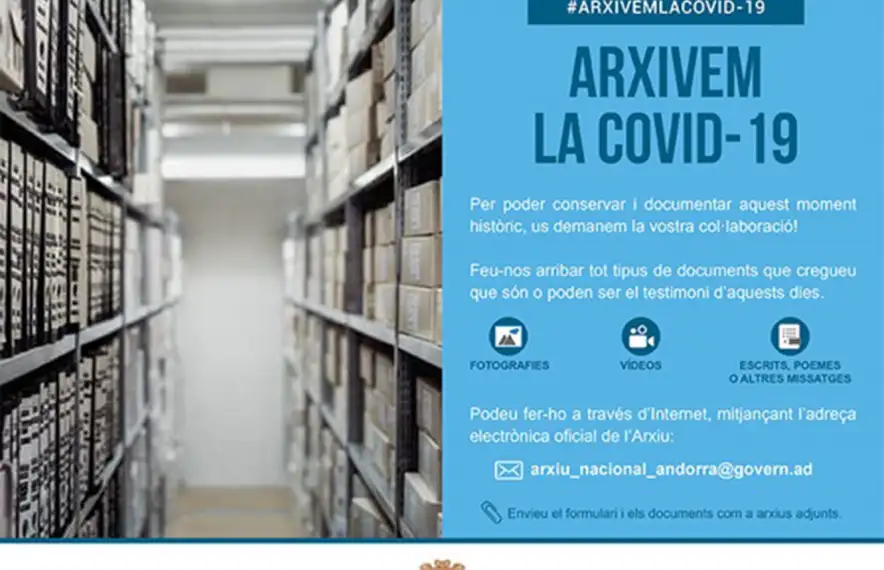 El fulletó de la proposta de l'Arxiu Nacional.