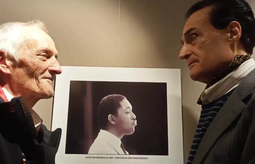 Josep Maria Ubach i Joan Burgués Martisella, al CAEE.