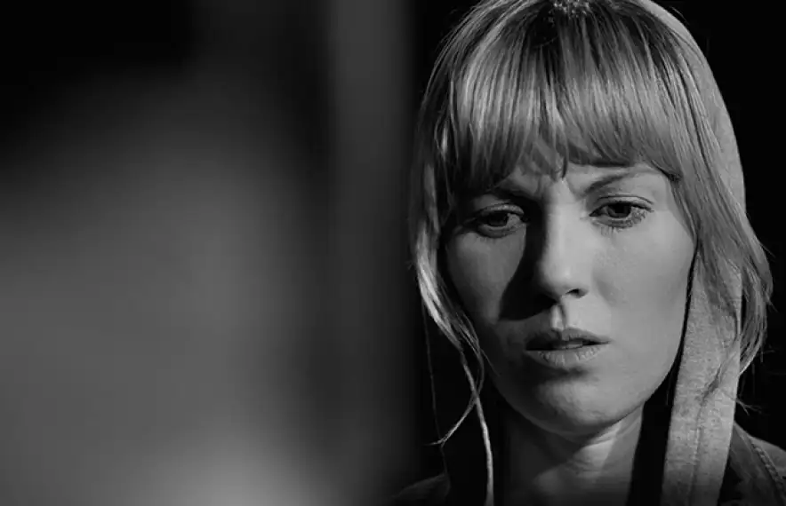 L'actriu, en un 'frame' del curt 'Vesania'.