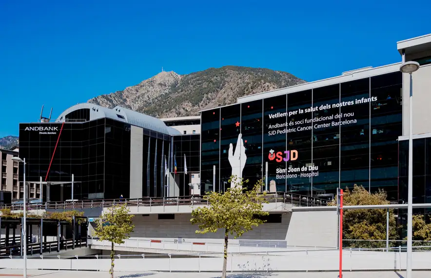 Edificis centrals de l'entitat, a Escaldes-Engordany.