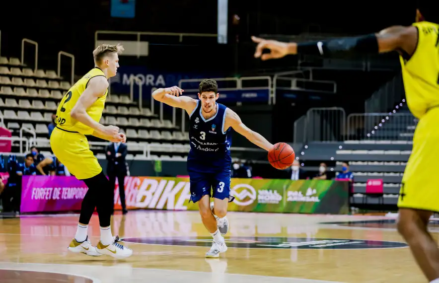 L'aler del BC MoraBanc, Oriol Paulí. Foto: Martín Imatge