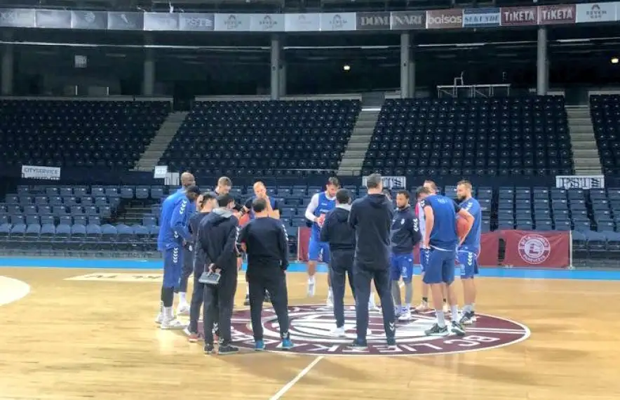 El BC MoraBanc, al Cido Arena. Foto: Twitter BC MoraBanc