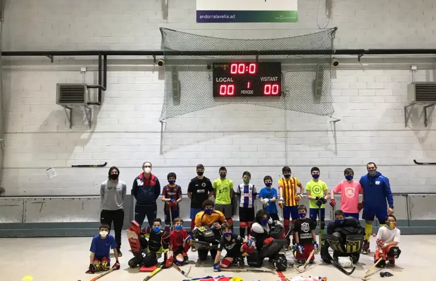 Sessió de tecnificació d’hoquei. Foto: FCP
