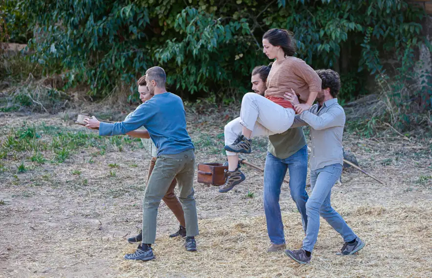 Un moment de les coreografies que presentarà la companyia a l’era de Casa Rossell.