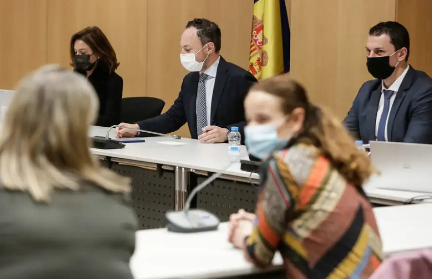 Un moment de la reunió