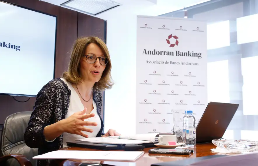 La directora general d'Andorran Banking, Esther Puigcercós.