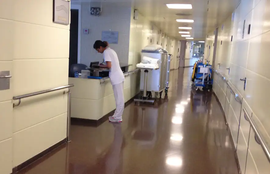 Les instal·lacions de l'hospital.