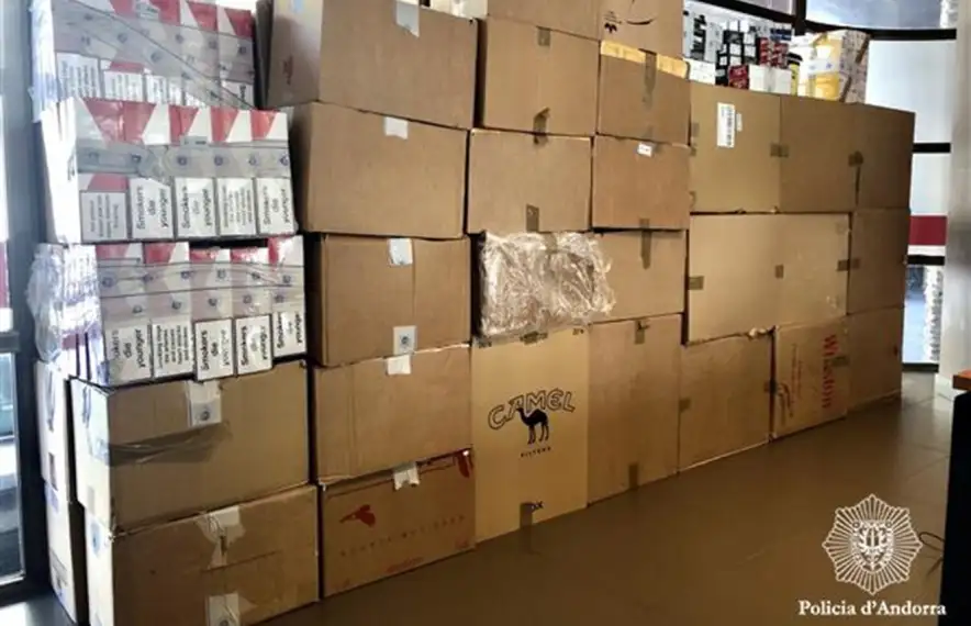 La mercaderia decomissada en l'operació.