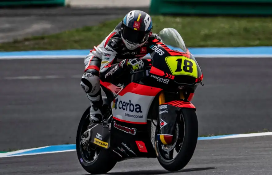 Xavi Cardelús, en acció a Estoril. Foto: Promoracing