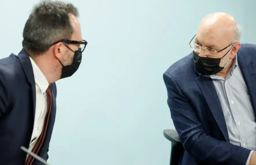 Filloy i Villaverde han comparegut en roda de premsa aquest matí.