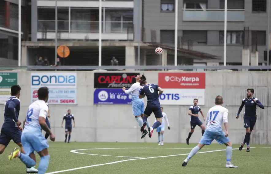 FC Santa Coloma i Atlètic Escaldes van acabar amb empat a l’Estadi Nacional. Foto: Facundo Santana