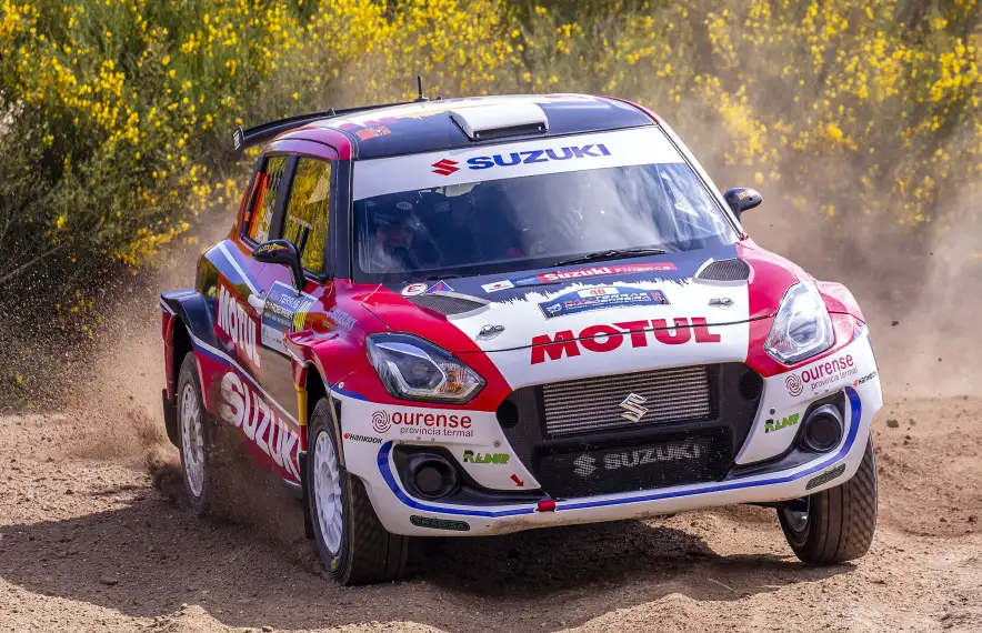 Joan Vinyes, al Ral·li Terras Aboboreira. Foto: Fotoesport