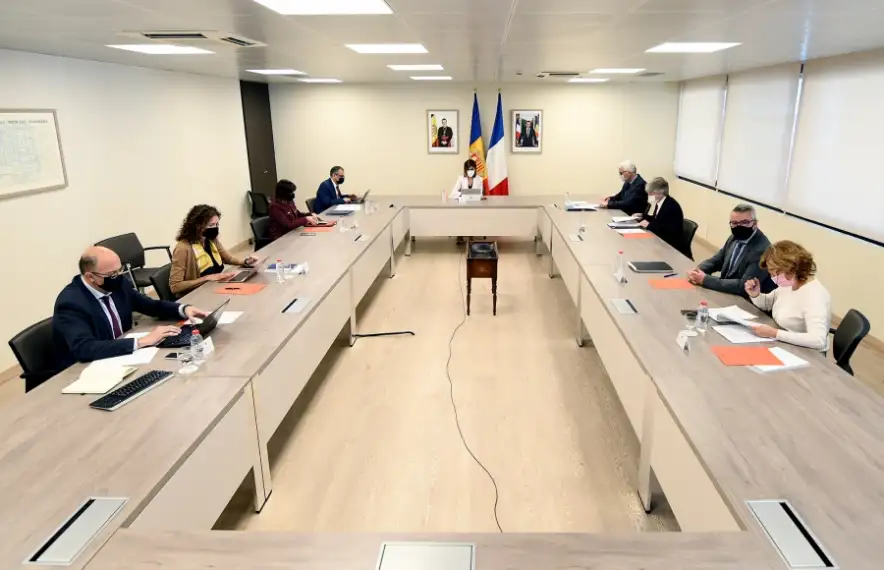 La comissió mixta francoandorrana, aquest matí.