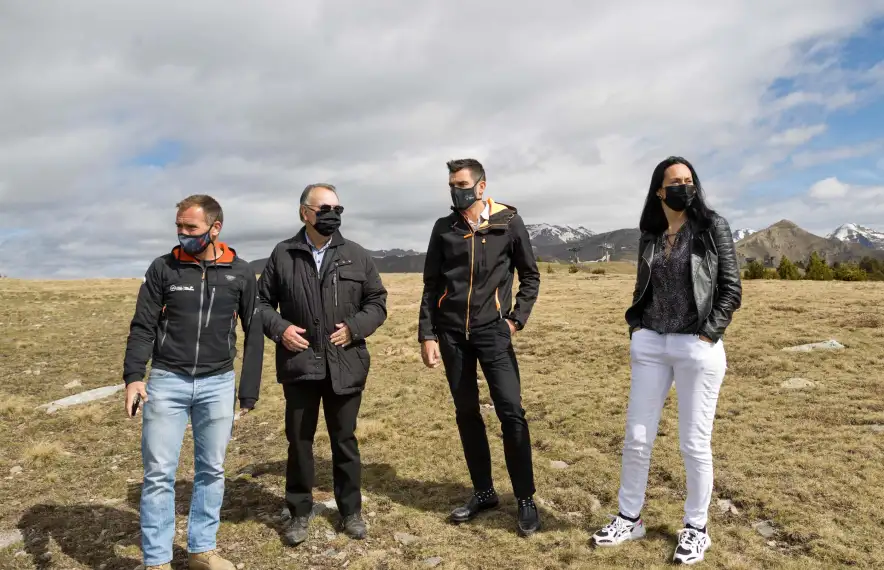 La zona on es construirà el parc fotovoltaic.