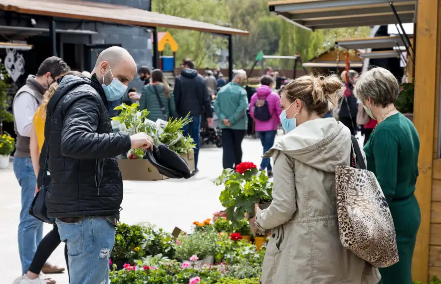 Andoflora ha omplert aquest cap de setmana la plaça de les Fontetes.