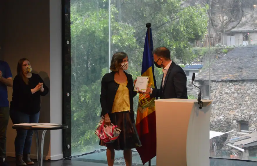 El lliurament del segon premi a la ciutadania.