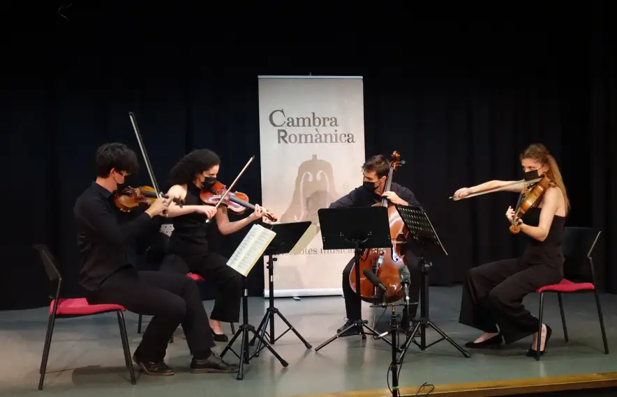 El Quartet Vivancos, en acció.