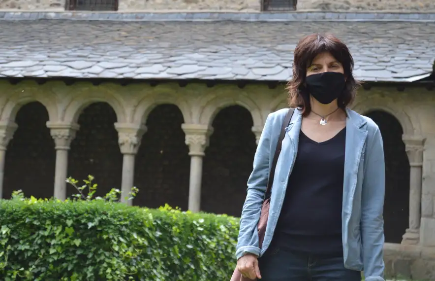 La directora tècnica del Museu Diocesà de l’Alt Urgell, Clara Arbués.