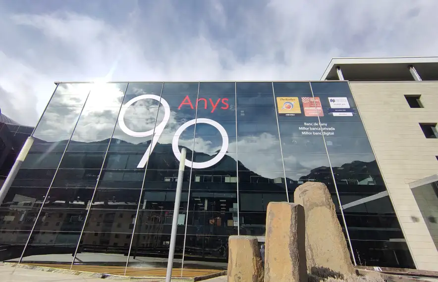 Vista de la seu central d'Andbank.