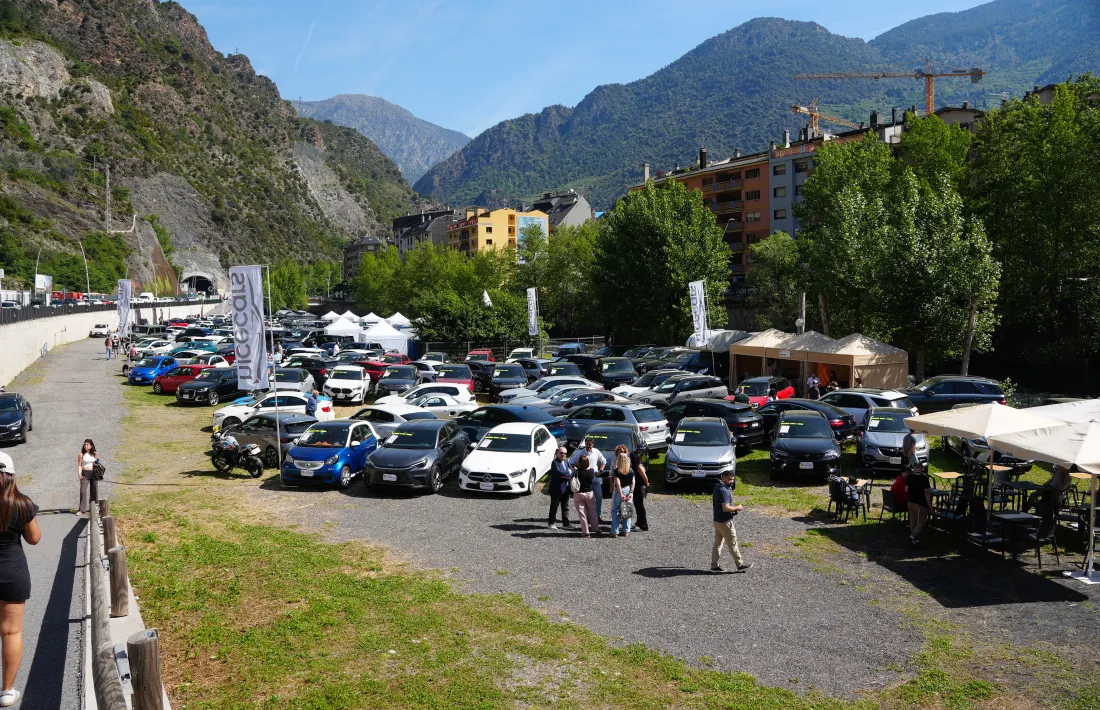 La fira del vehicle d'ocasió celebrada el cap de setmana passat a Sant Julià de Lòria.