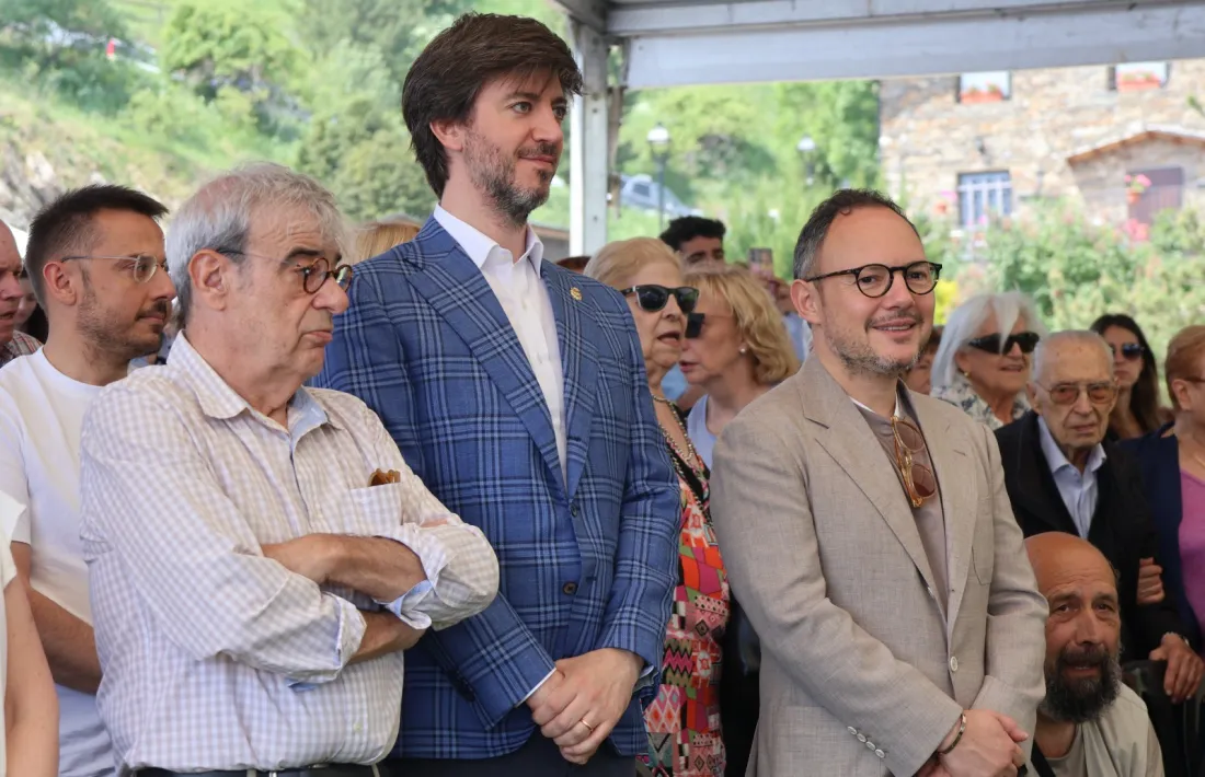 Ladislau Baró, Carles Ensenyat i Xavier Espot a l'Aplec de Canòlich.