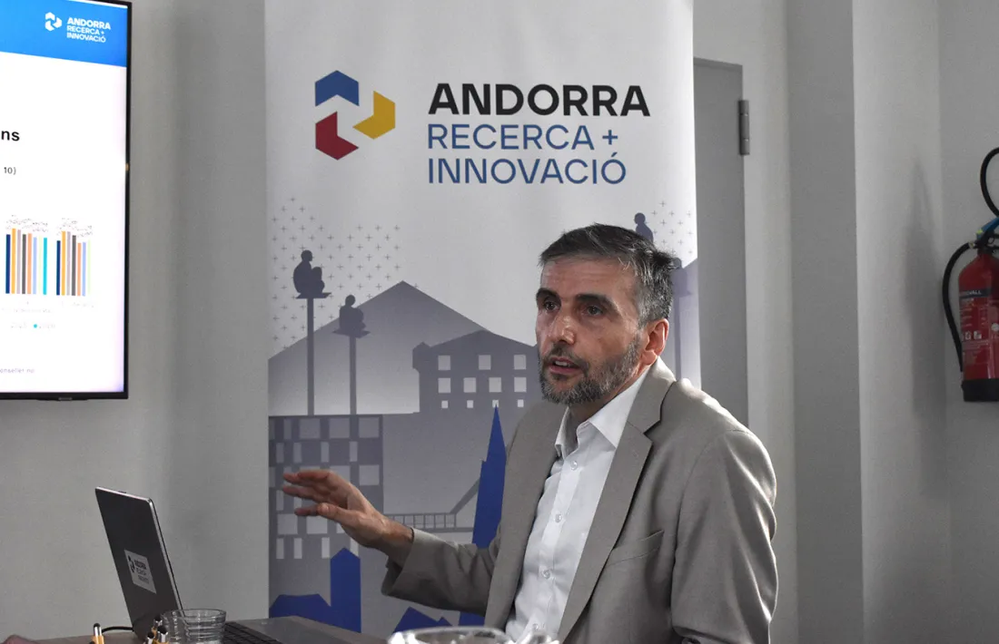 El responsable de l’àrea de Sociologia d’Andorra Recerca i Innovació, Joan Micó.