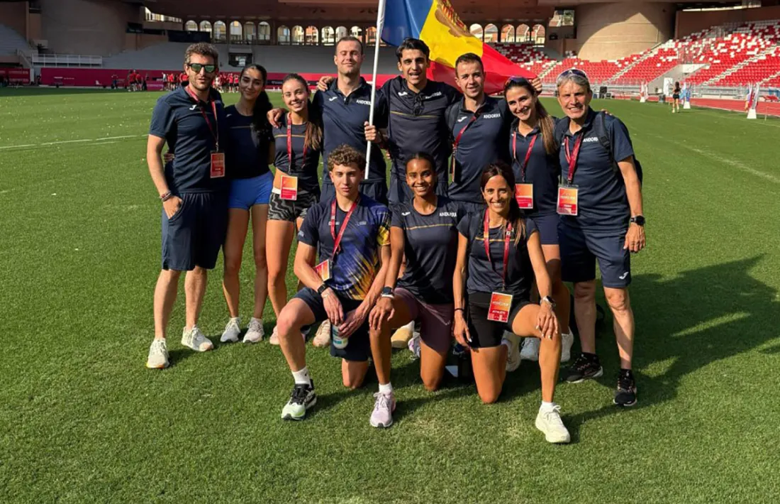L'equip andorrrà, a Mònaco.