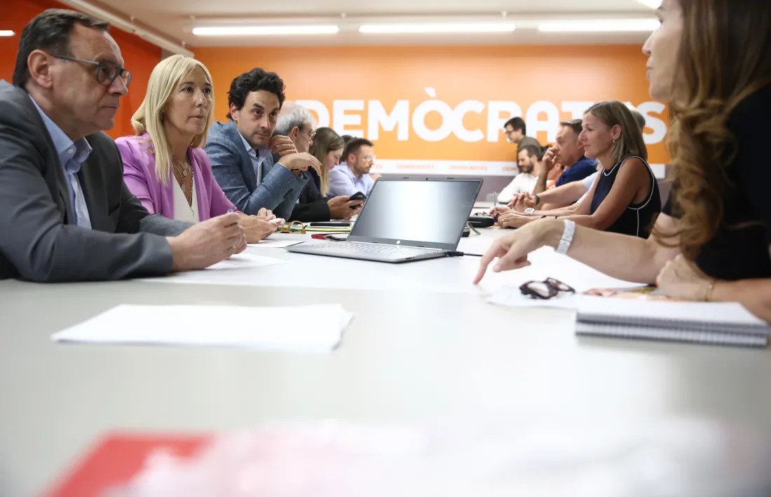 L'executiva de Demòcrates va analitzar ahir els resultats de l'enquesta d'opinió política.