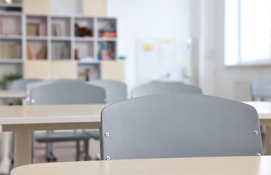 Una aula d'un centre educatiu.