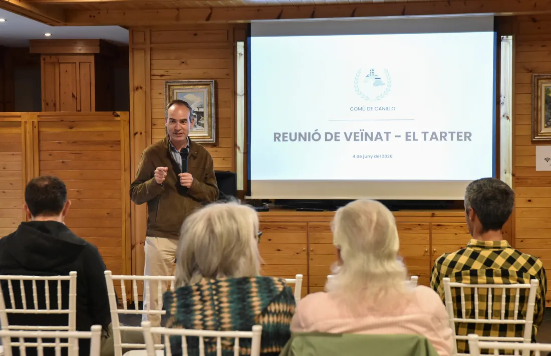 La reunió de veïnat al Tarter.