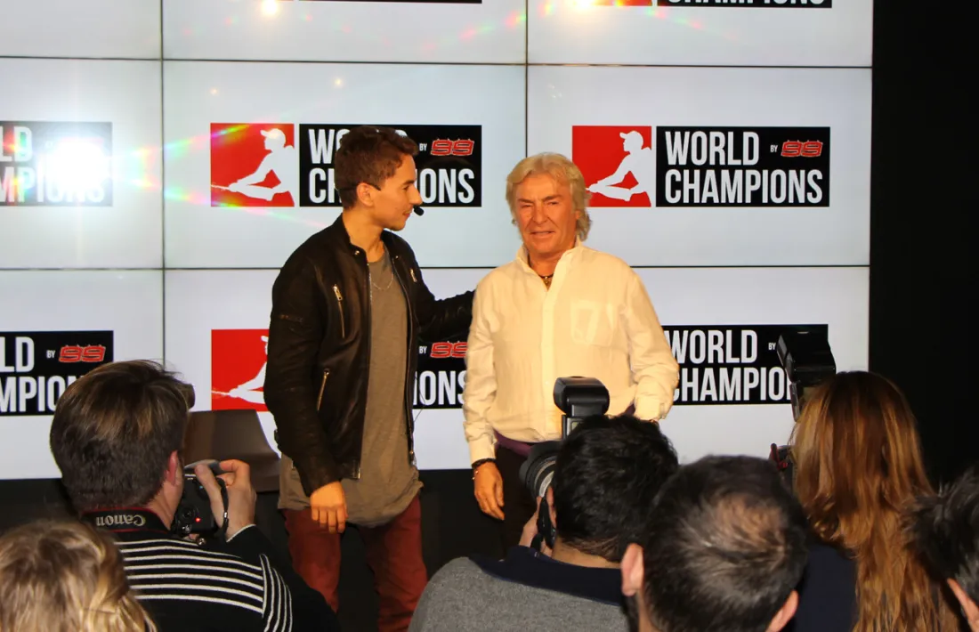 Lorenzo inaugura el seu 'museu dels campions'