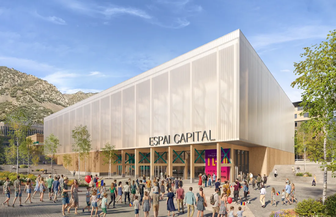 Exteriors del futur Espai Capital.