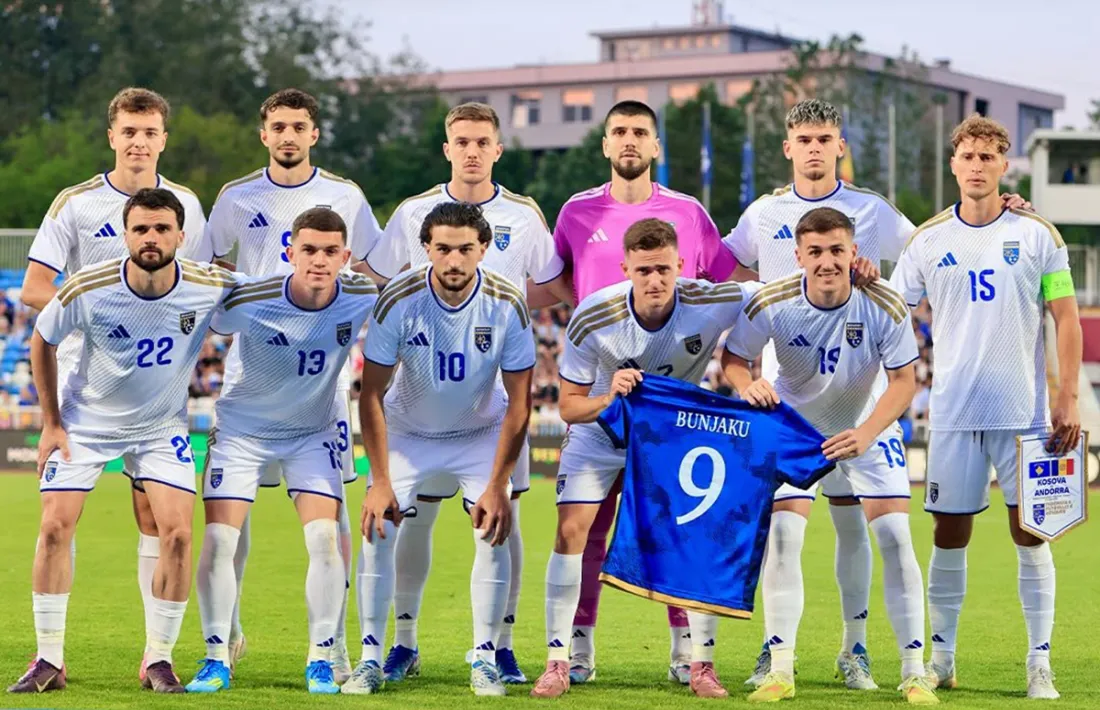 Kosovo va rebre la dura notícia de la mort del jove davanter Bunjaku.