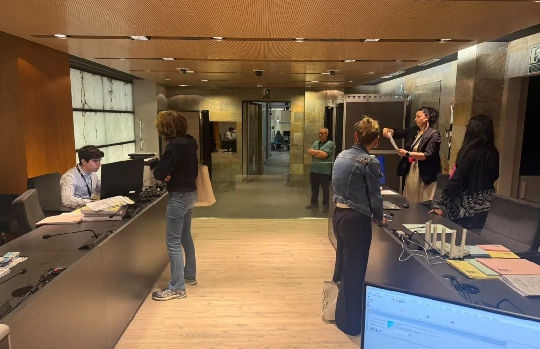 L'espai habilitat al Comú d'Ordino per poder votar per dipòsit als comicis per elegir els representants als consell d'administració de la CASS.