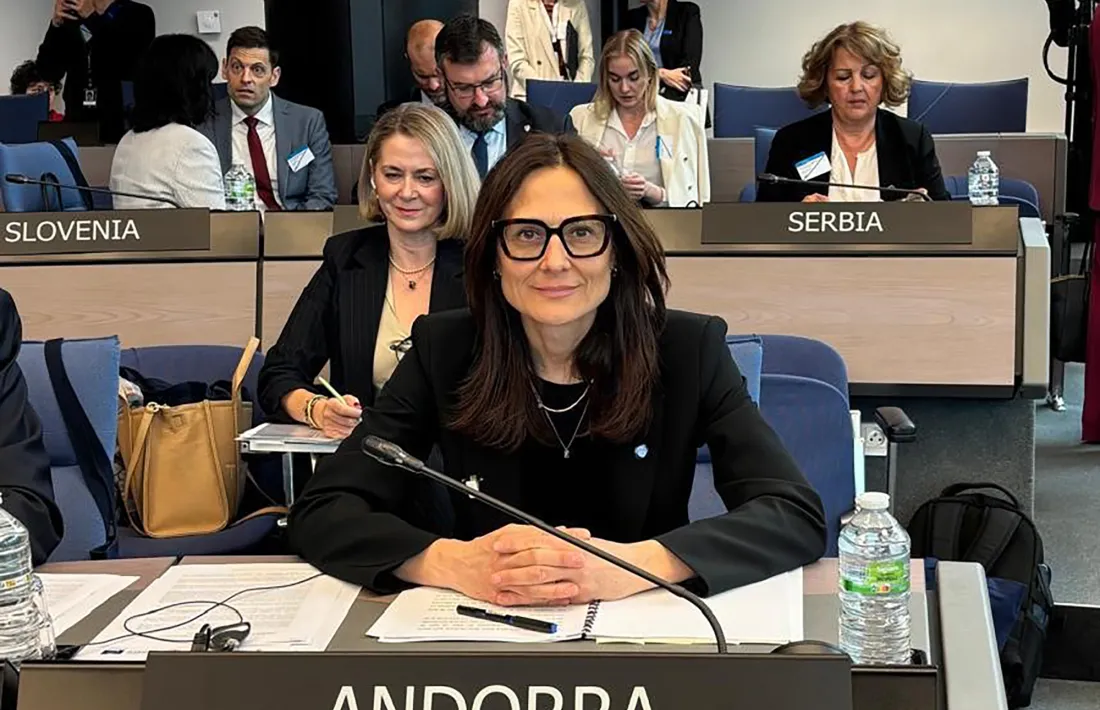 La ministra Ester Molné ha participat en la  Conferència de ministres de Justícia i Interior del Consell d’Europa.