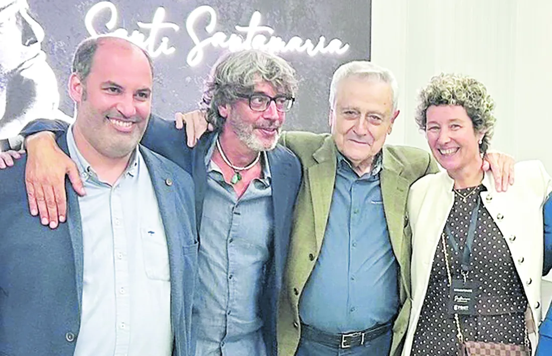 Jordi Marquet amb Pau Santamaria (el primer per l’esquerra).