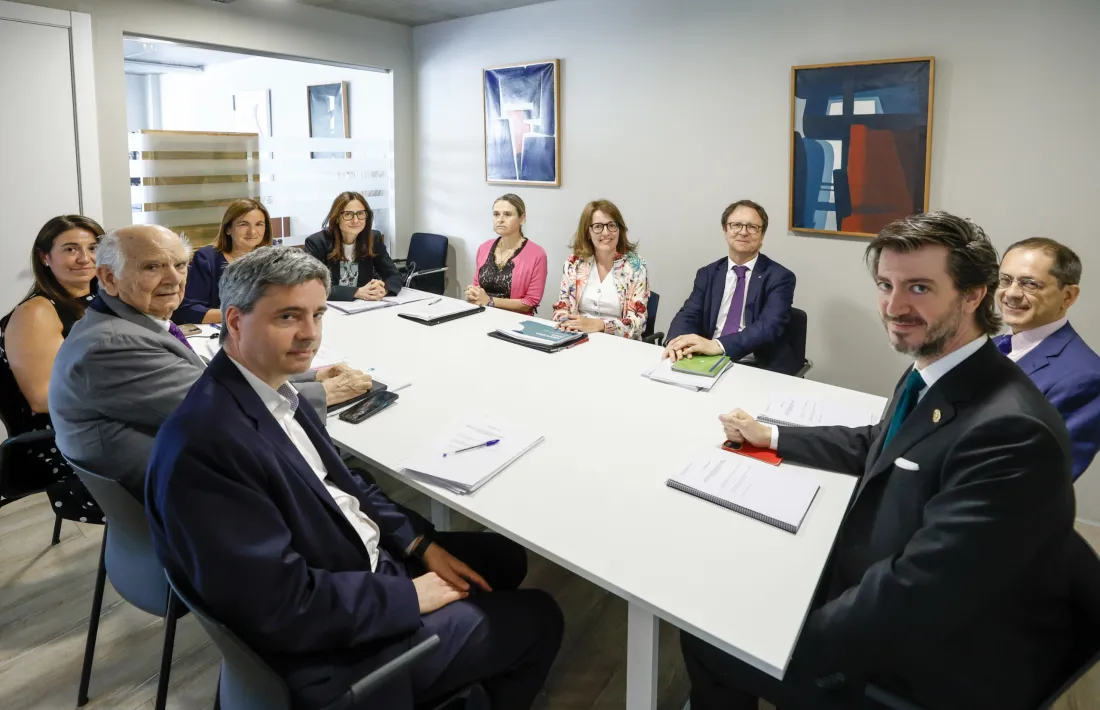 La reunió del patronat d'honor de la Fundació Privada de Suport i Inclusió del Principat d'Andorra.