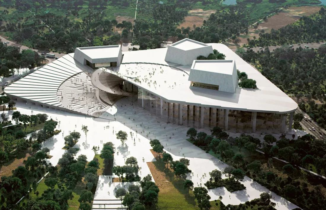 La monumental Shanghai Grand Opera House tindrà l’escenari més gran d’Àsia i està cridada a rivalitzar amb l’Òpera de Sydney.