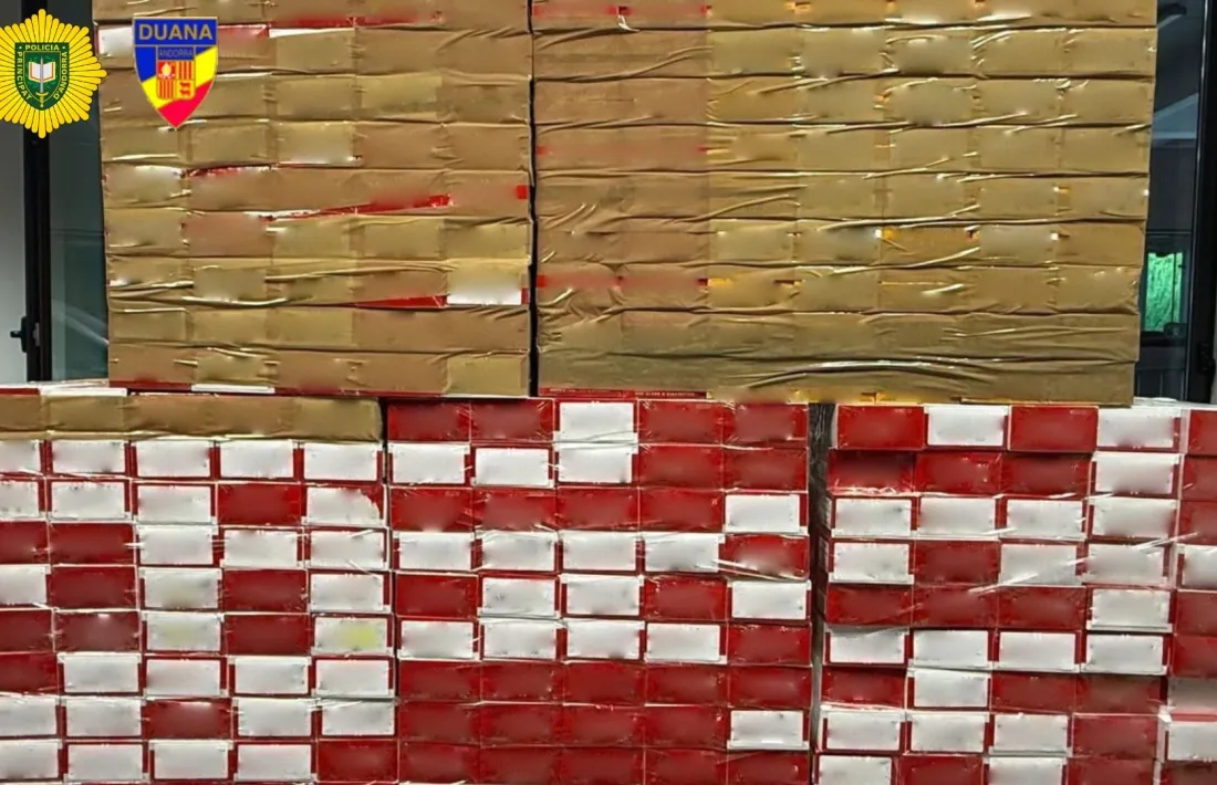 El tabac comissat a la frontera francoandorrana.