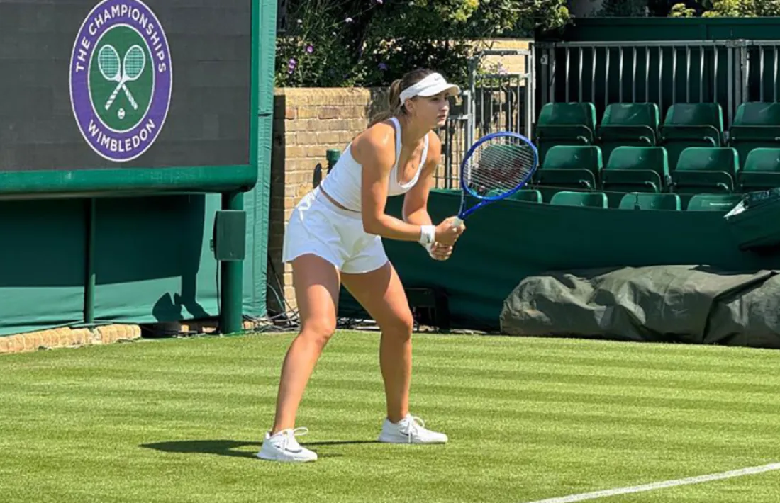 Vicky Jiménez, a Wimbledon.
