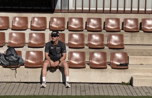 p. 29 Bartumeu Gabriel, durant una pausa en un entrenament al CTEO_FOTO FAE
